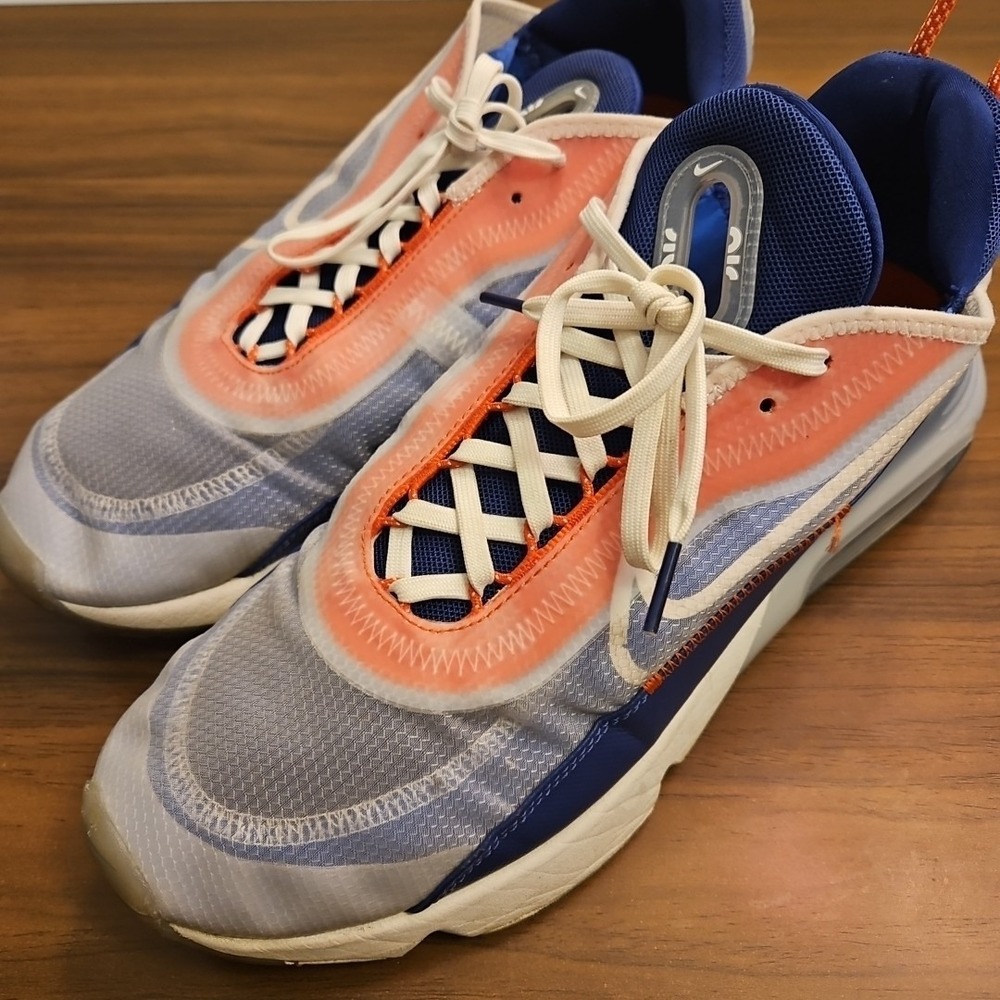 Nike Air Max 2090 Mens Size 11.5 CT1091-101 Blue Red White Running Shoe Sneakers